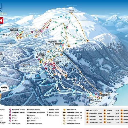 Ski In/Out, Amazing Views, 3 Bedrooms Noresund Buitenkant foto